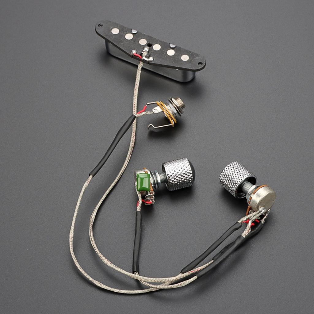 CEORPER Single Coil Guitar PreWired Guitar Pickup with Knobs Electric Guitar Part