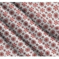 thumbnail image 3 of Soimoi Cotton Poplin Fabric Snow Flakes Floral Print Fabric by the Yard 56 Inch Wide, 3 of 7