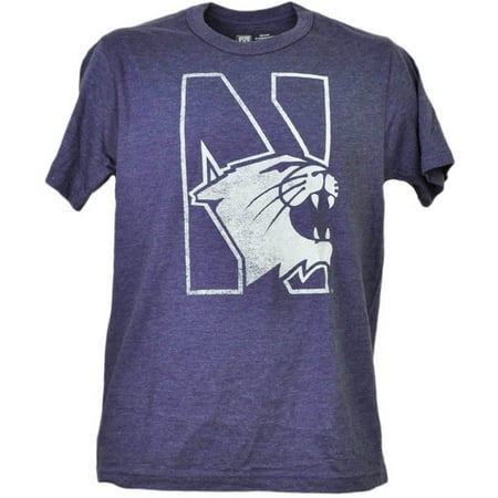 - NCAA Northwestern Wildcats Tshirt Tee Purple Short Sleeve Mens Crew Neck XLarge
