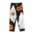 thumbnail image 6 of Fotbe Halloween Ghosts And Pumpkins Women's Pajama Pants,Sleepwear Pants,Pj Bottoms Drawstring And Pockets-Large, 6 of 7