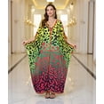 thumbnail image 2 of Sunforyou Chiffon Kaftan Dresses Plus size Swimsuit Coverup 2026 Summer Moo moo Dress for Women Caftan Loungewear, 2 of 5