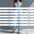 thumbnail image 4 of Women's Cotton Linen Jumpsuit, Sleeveless Stand Collar Loose Jumpsuit with Pockets, Casual Wide Leg Overalls, Summer Casual Jumpsuit and Work Jumpsuit for Women​-Wine, 4 of 5
