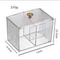 thumbnail image 1 of Transparent Qtip With Lid Elegant Acrylic Swab Organizer For Bathroom Bedroom Vanity Office Desk, 1 of 8