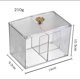 thumbnail image 1 of Transparent Qtip With Lid Elegant Acrylic Swab Organizer For Bathroom Bedroom Vanity Office Desk, 1 of 8