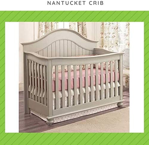Full-Size Conversion Kit Bed Rails for Sorelle Cribs (Stone Gray, Model #215)