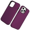 thumbnail image 4 of Nalacover for iPhone 12 Pro/iPhone 12 6.1 inch Slim Case,Stylish Triple Layer Protection Hard PC + Soft TPU Silicone Hybrid Shockproof Camera Lens Protective Anti-drop Fit Back Phone Cover.Purple, 4 of 7