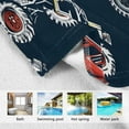 thumbnail image 6 of Colorful Monster Trucks Kid Hooded Beach Towel 27.5x27.5 inch Bath Poncho Towels Soft Absorbent Quick Dry for Boy Girl, 6 of 7