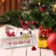 thumbnail image 4 of Calendario de Adviento de Navidad Año Nuevo 2024 Calendario de cuenta regresiva deslizable de madera de Papá Noel Adorno de mesa Fiesta de Navidad Decoración de regalo para el hogar, 4 of 6