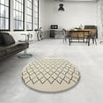 thumbnail image 4 of Ahgly Company Machine Washable Indoor Rectangle Contemporary Wheat Beige Area Rugs, 2' x 3', 4 of 7