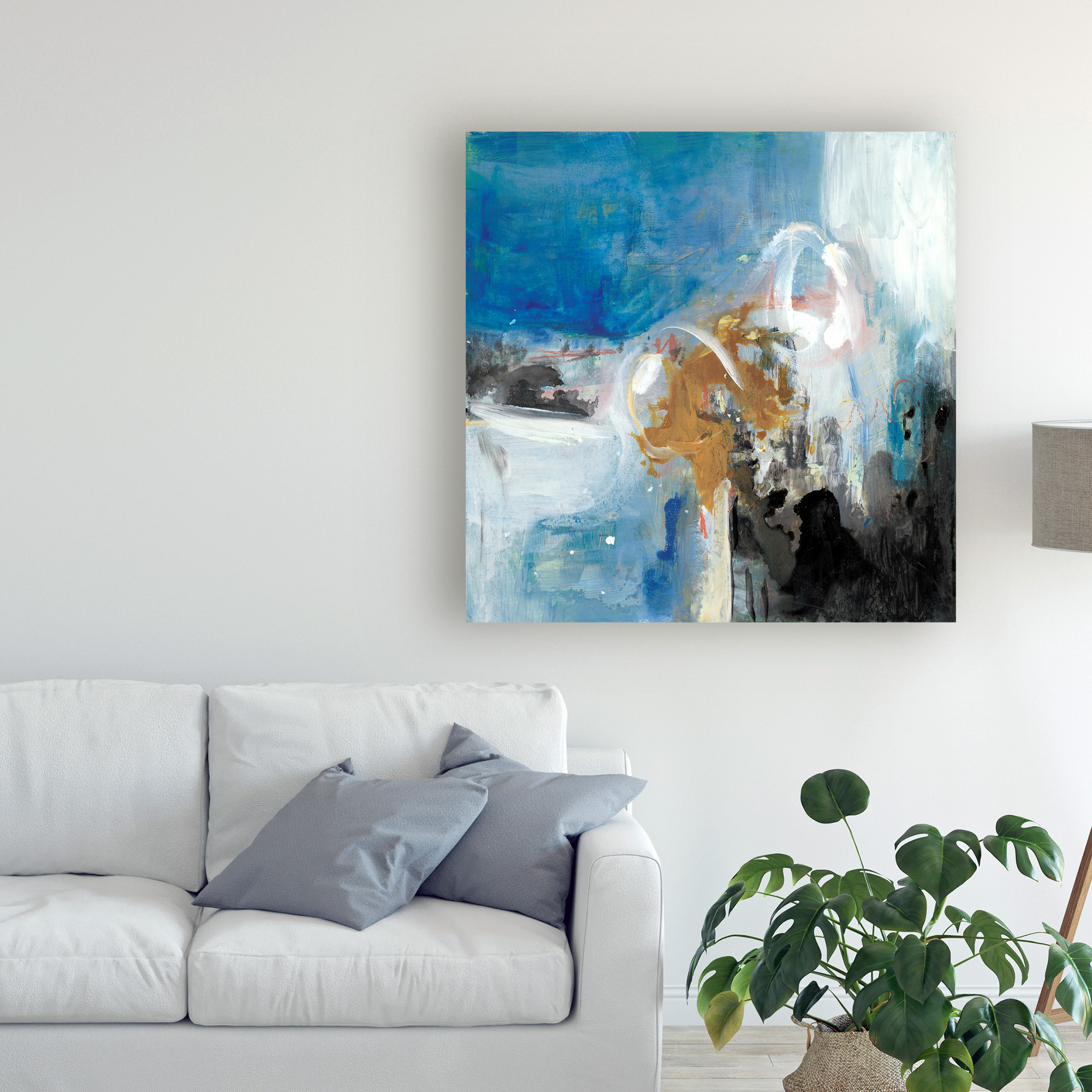 Trademark Fine Art 'Interplay Abstract II' Canvas Art by Joyce Combs