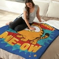 thumbnail image 2 of Garfield All About Meow Kids Silk Touch Throw Blanket with Sherpa Reverse, 46 x 60 inches – Soft Plush Fleece Throw Blanket, 2 of 5