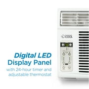 COMMERCIAL COOL 12,000 BTU WindowAir Conditioner with Remote Control and Adjustable Thermostat, cools up to 550 Sq. Ft. with Electronic Controls & Digital Display