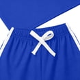thumbnail image 5 of Asxite Girls Summer Outfits Casual Solid Short Sleeve Tee Drawstring Shorts Set 2 Piece 3-15 Y, 5 of 6