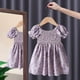 thumbnail image 1 of Vestido de verano para niñas, dulce lazo, mangas voladoras, estilo moderno, falda de viaje, 1 of 6