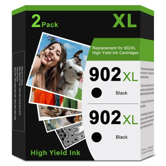 902xl Ink Cartridges Black and Color Combo Pack to 6978 6968 6962Printer Compatible for HP Ink 902 902 XL HP902 to OfficeJet Pro 6958 6970 6960 6975 6950 6954 6951 6956 6961 6963