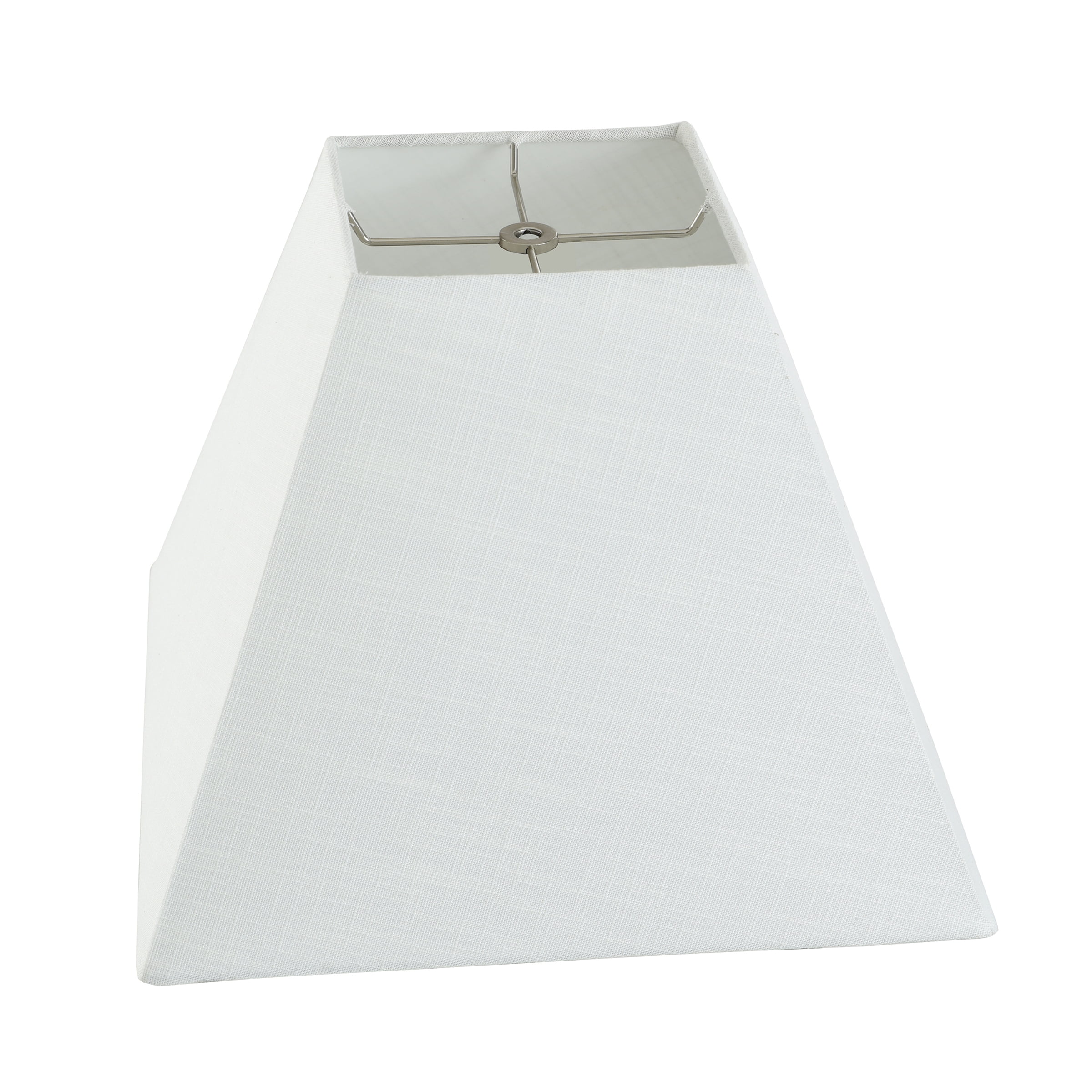 Better Homes & Gardens White Tapered Square Polyester Lamp Shade, 14"L x 6.5"W x 11"H