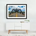 thumbnail image 2 of The Grand Avenue Bridge - New Haven Connecticut Photography Bridge Architecture Scenic Vintage Landscape Travel Poster Black Framed Wall Art Print 5 x 7 inches, 2 of 4