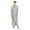 Gray, variant on Men's Couples Lengthened Zip Bathrobe - Winter Plus Size Warm Homewear, Coffee Brown, M