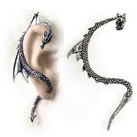 Bling Beauty Fashion Vintage Hot Alchemy Gothic Punk Game Of Thrones Wrap Dragon Ear Cuff Stud Earring For Women Jewelry Accessories Earingsyj2006