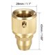 thumbnail image 2 of Adaptadores de conectores rápidos de latón de 3/8" para mangueras de jardín, accesorios de grifo de agua 1 pieza, 2 of 5