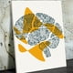 thumbnail image 5 of Pinturas de arte enmarcado cerebro abstracto pared arte lienzo impresiones impermeable decorativo imágenes como decoración del hogar pasillo de dormitorio 2 piezas Methold HA011167-00, 5 of 7