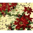 thumbnail image 2 of CafePress - Vintage Poinsettia And Holly Throw Blanket - Soft Fleece Throw Blanket, 50"x60" for All Ages, 2 of 2