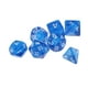 thumbnail image 5 of Dados De Acrílico Del Polígono Dados De 7Pcs Para Los Juegos Mazmorras DND MTG RPG Azul Yotijar Conjunto de dados poliédricos, 5 of 7