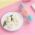 thumbnail image 6 of Wovilon Egg Boiler for Hard Boiled Eggs - Silicone Egg Cups for Poached Eggs Hard Boiled Egg Holder Without Shell Egg Cooker Silicone Egg Molds - Egg Poacher Pan Nonstick 6 Eggs Kitchen Gadgets, 6 of 7