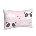 thumbnail image 2 of Fotbe Cute Panda Pillow Cases - Envelope Closure - Luxury, Extra Soft, Cooling Pillow Covers - Wrinkle, Fade, Stain Resistant-14"x20", 2 of 9