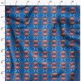 thumbnail image 3 of Soimoi Blue Poly Georgette Fabric Crabs Ocean Print Fabric by Yard 52 Inch Wide, 3 of 6