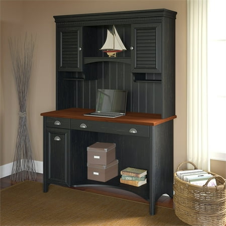 Bush Furniture Stanford Computer Desk With Hutch And Drawers In