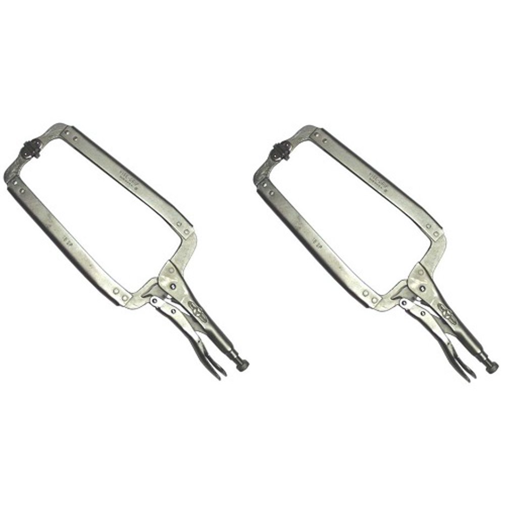 Irwin ViseGrip 18SP The Original 18" Locking CClamp with Swivel Pads