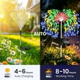 thumbnail image 3 of 200LED Solar Power Pathway Lights Firework Decor Street Lawn Solar Lights for Outdoor Garden Yard, 3 of 5