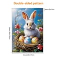 thumbnail image 3 of Cartoon Washable Yard Flag for Front Door Outdoor Lawn Backyard Yard Deco Flowers Colorful Vivid Versatile Camper Decorations 28x40 Inches Easter Eggs Cute Durable Garden Flags, 3 of 6