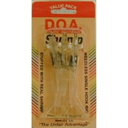 D.O.A. 3" Flavored Shrimp 3 Pack Clear - FSH3-3P/312