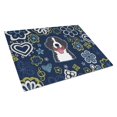 thumbnail image 1 of Tabla de cortar grande Caroline's Treasures Bernese azul multicolor, 1 of 1