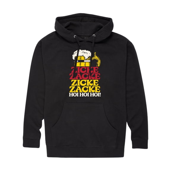 Instant Message - Zicke Zacke Hoi Hoi Oktoberfest - Men's Pullover Hooded Fleece Sweatshirt