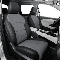 Coverdream Custom Fit For Altima Car Seat Covers for Nissan Altima 2019-2025 Leatherette (Black/Gray,Full Set)