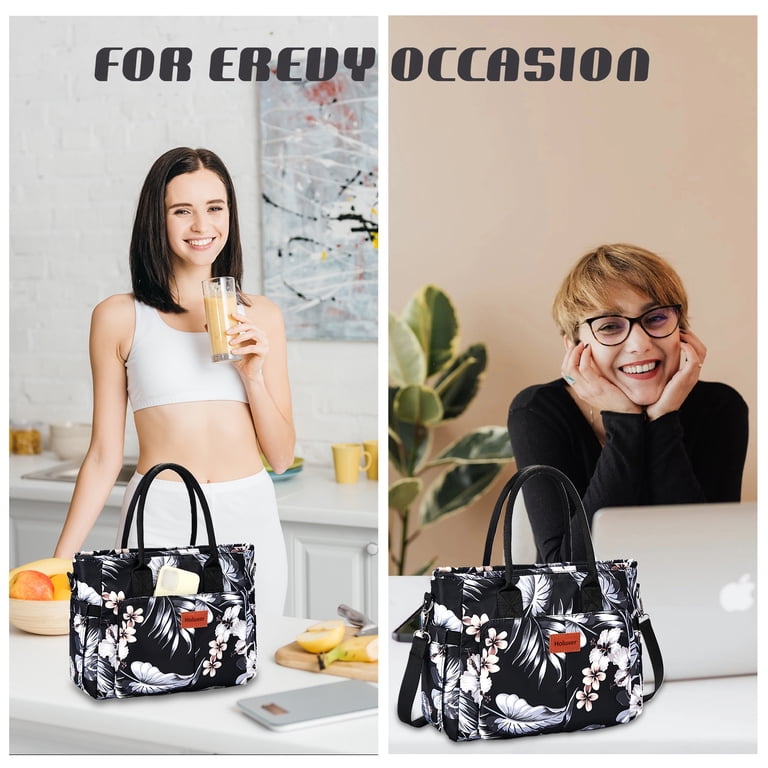 Insulated Lunch Tote Bag with Side Pockets photo 6