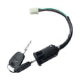 thumbnail image 1 of koolsoo Motorcycle Door Lock Durable Replace Parts Easy Installation Ignition Switch 4 Wire 4 Pin, 1 of 8