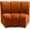 Cognac, variant on Meridian Furniture Infinity Gray Velvet Modular Chair