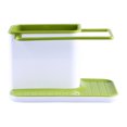 thumbnail image 1 of Último organizador de estantes para fregadero de cocina, estante para utensilios, escurridor de gachas, soporte para esponja, caja de drenaje para fregadero, accesorios de cocina, 1 pieza (verde), 1 of 5