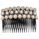 thumbnail image 4 of 3 PCS Combina Pearl Combs Rhinestone Hair Coc., 4 of 8