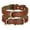 Brown, variant on Pet Artist Soft Leather Padded Dog Collar - Heavy Duty Leather Dog Collar with Durable Quick Release Buckle - Well Made Stylish Dog Collar Leather for Small Medium Large Dogs