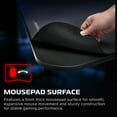 thumbnail image 4 of RESPAWN 1063 Gaming Desk with Cable Management - 63 Inch Ergonomic Full Computer Desk Mouse Pad, Sturdy Home Office Workstations, Laptop PC Console Gamer Table, Wooden Study Table for Bedroom - Black, 4 of 8