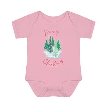 

Merry Christmas Snow Trees Baby & Toddler One Piece