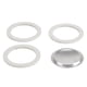 thumbnail image 5 of Silicona De Repuesto De Seguridad De Grado Alimenticio Para 6 Tazas Con 1 Filtro De Aluminio De Repuesto,3 Juntas Serendint HA027714-02, 5 of 7