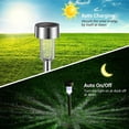 thumbnail image 2 of 12 luces solares para jardín, impermeables, LED, para patio, césped y caminos., 2 of 5
