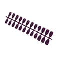 thumbnail image 1 of Vogacara Uñas postizas con purpurina para mujer, prensa de belleza, herramientas de manicura desmontables, producto DIY, parche de cobertura completa Arte de uñas Violeta Vogacara CE012362-01B, 1 of 6
