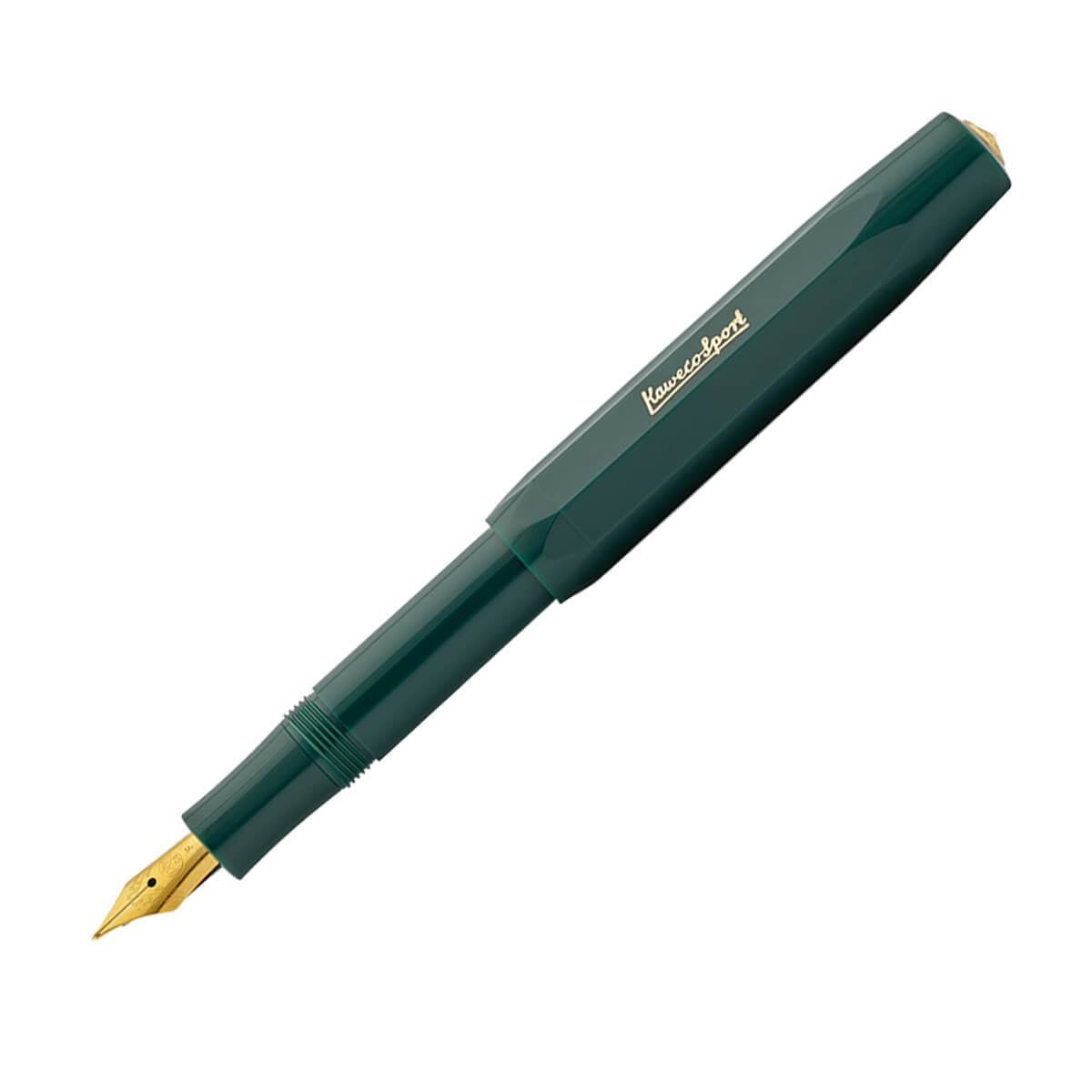 Kaweco 10000487 Classic Sport Fountain Pen, Green, Extra Fine